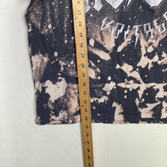 ACDC High Voltage Graphic Custom Reverse Tie Dye Sz L Short Sleeve Band T Shirt - Picture 5 of 7